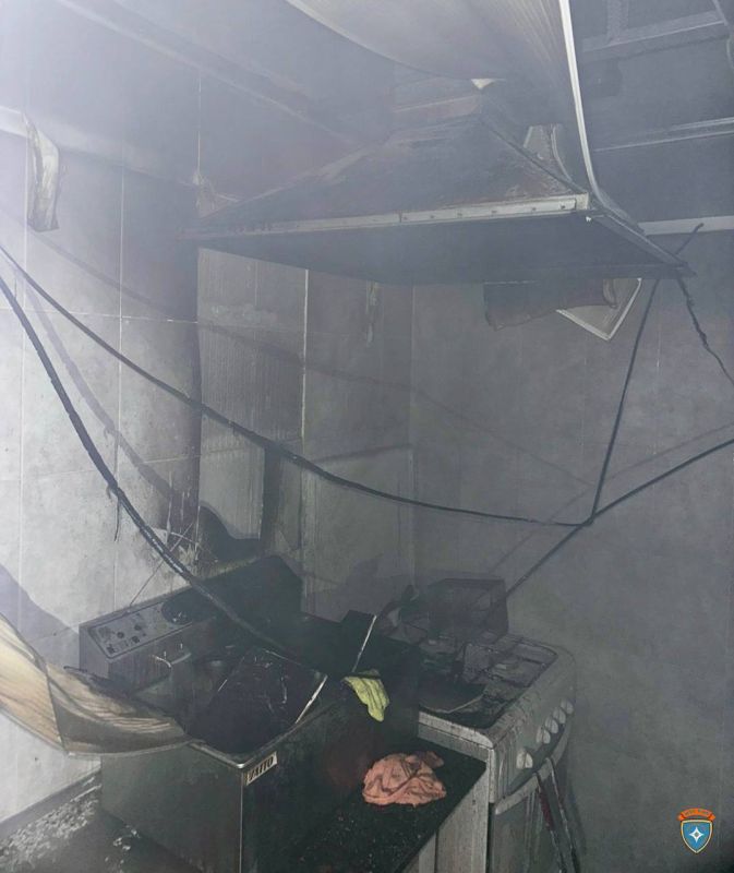 В одном из кафе Цхинвала произошло возгорание