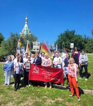 В Риме прошла акция "Бессмертный полк"