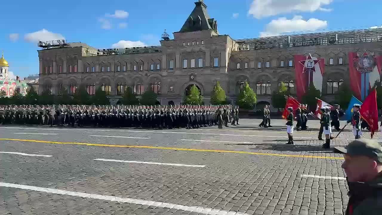 На Красной площади проходит подготовка к параду Победы