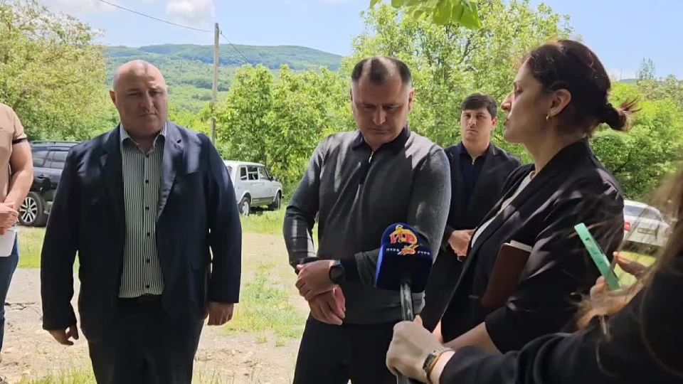 Новый 1550-метровый водовод запущен в селе Бекмар Знаурского района