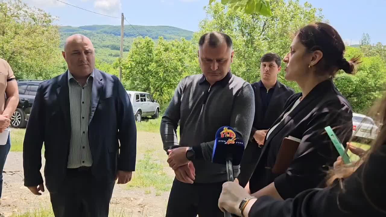 Новый 1550-метровый водовод запущен в селе Бекмар Знаурского района