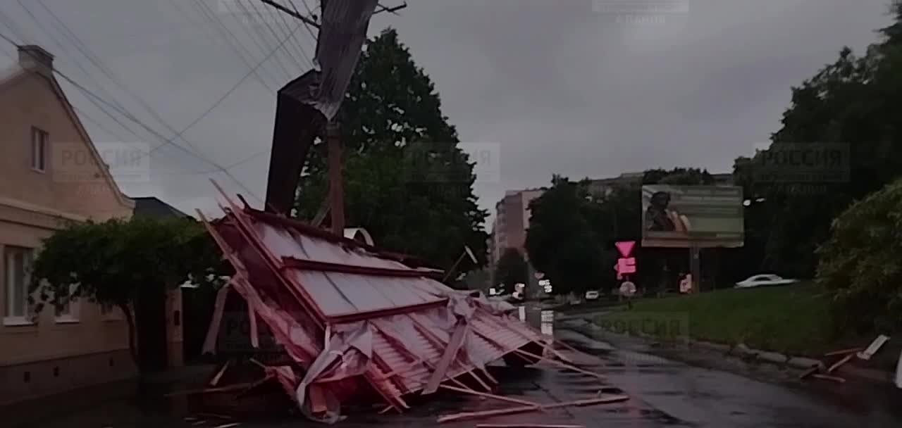 Последствия непогоды во Владикавказе