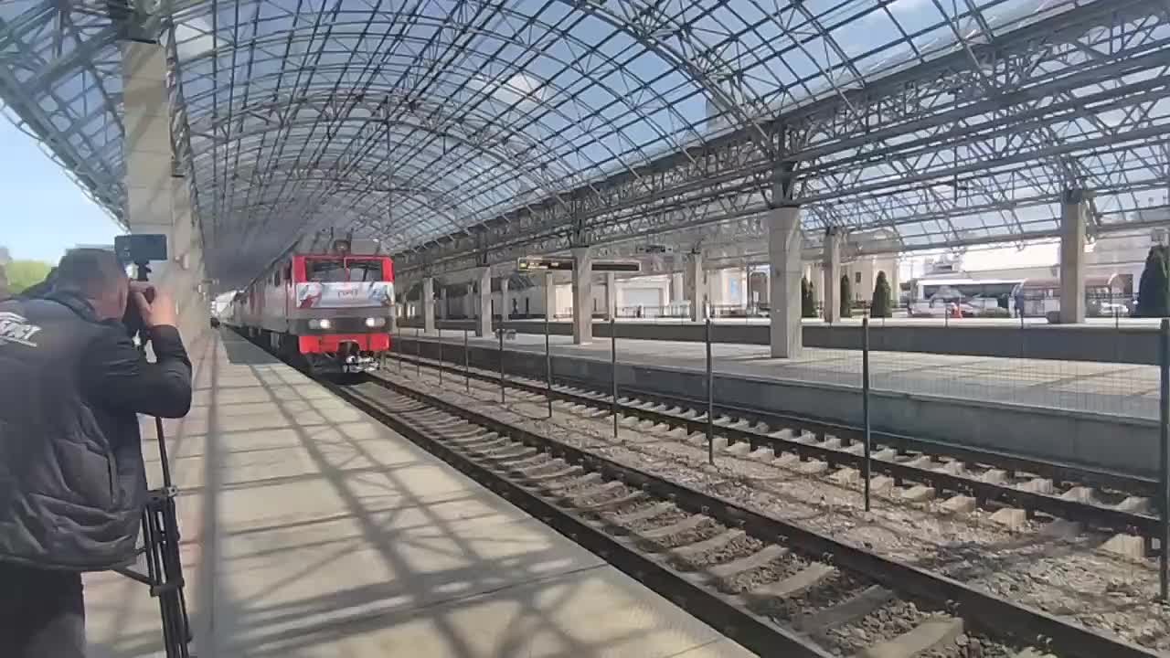 Поезд Памяти прибыл из Москвы в Брест