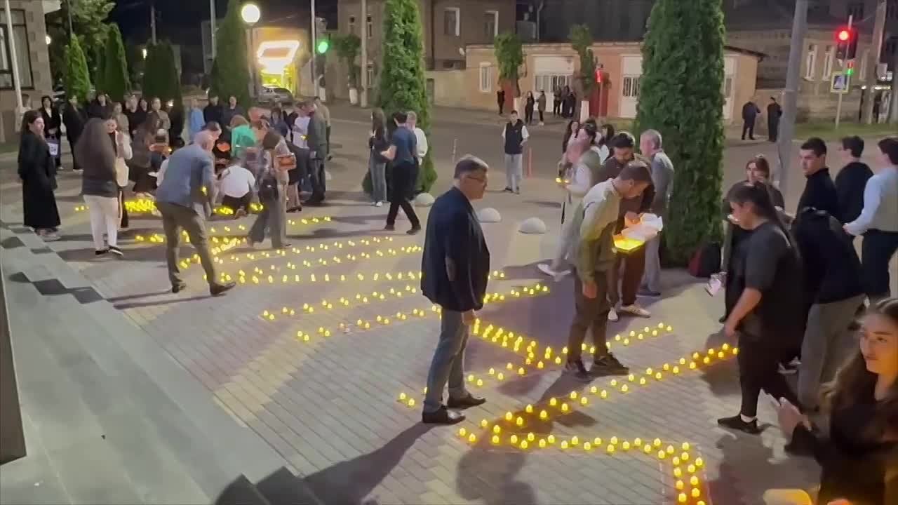 В Южной Осетии проходит акция "Свеча Памяти"