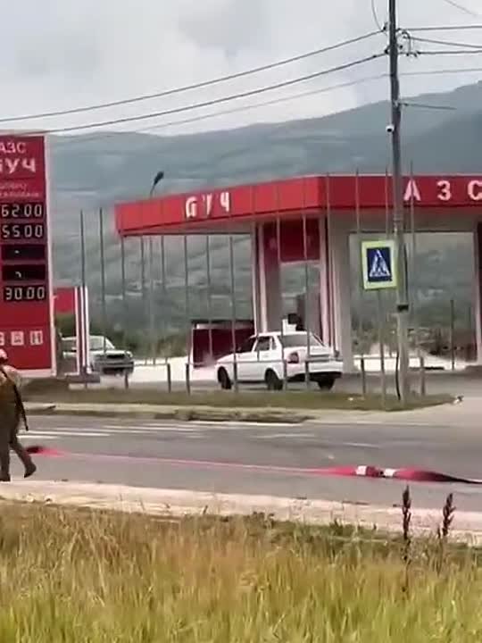 Вероятности взрыва на АЗС в Цхинвале, где произошла утечка газа, нет, сообщили в МЧС