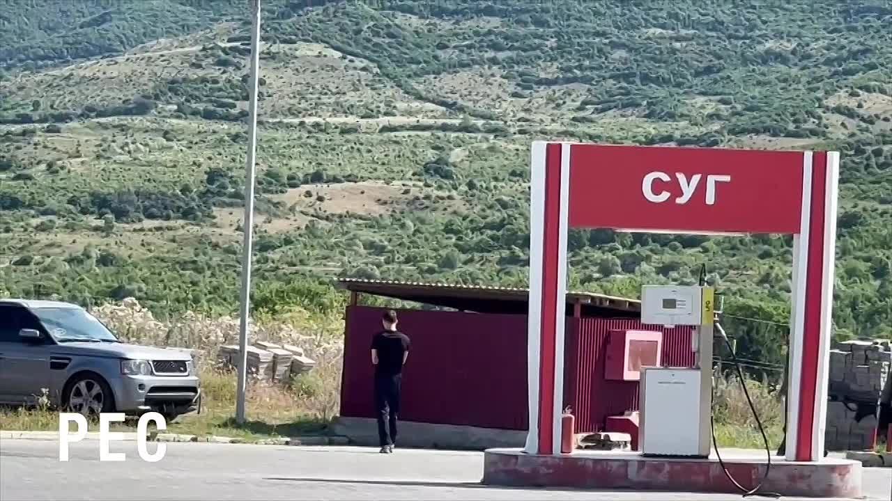 Оцепление дороги из-за утечки газа на АЗС снято