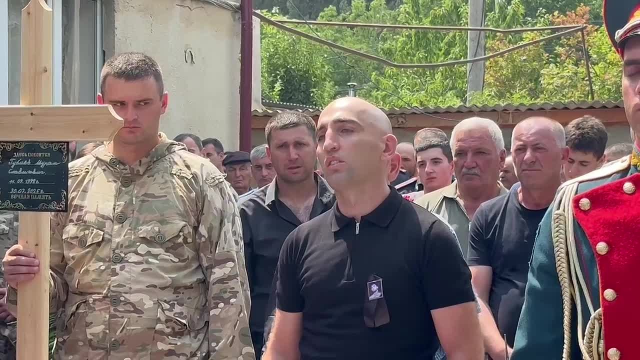 В Цхинвале прощаются с Маратом Губиевым «Ирон», погибшим при выполнении боевых задач в зоне проведения специальной военной операции
