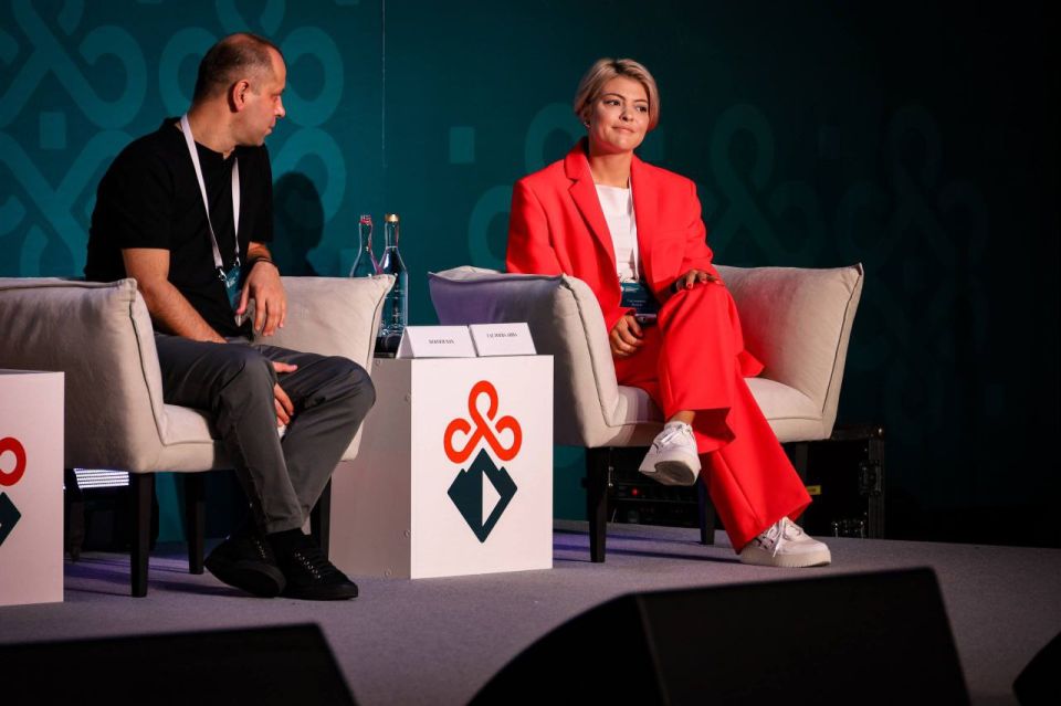 Основатель и руководитель Центра фитнеса и сайклинга в Цхинвале Анна Гаглоева во время первой панельной сессии Международного экономического форума подчеркнула, что Южная Осетия — начало возможностей