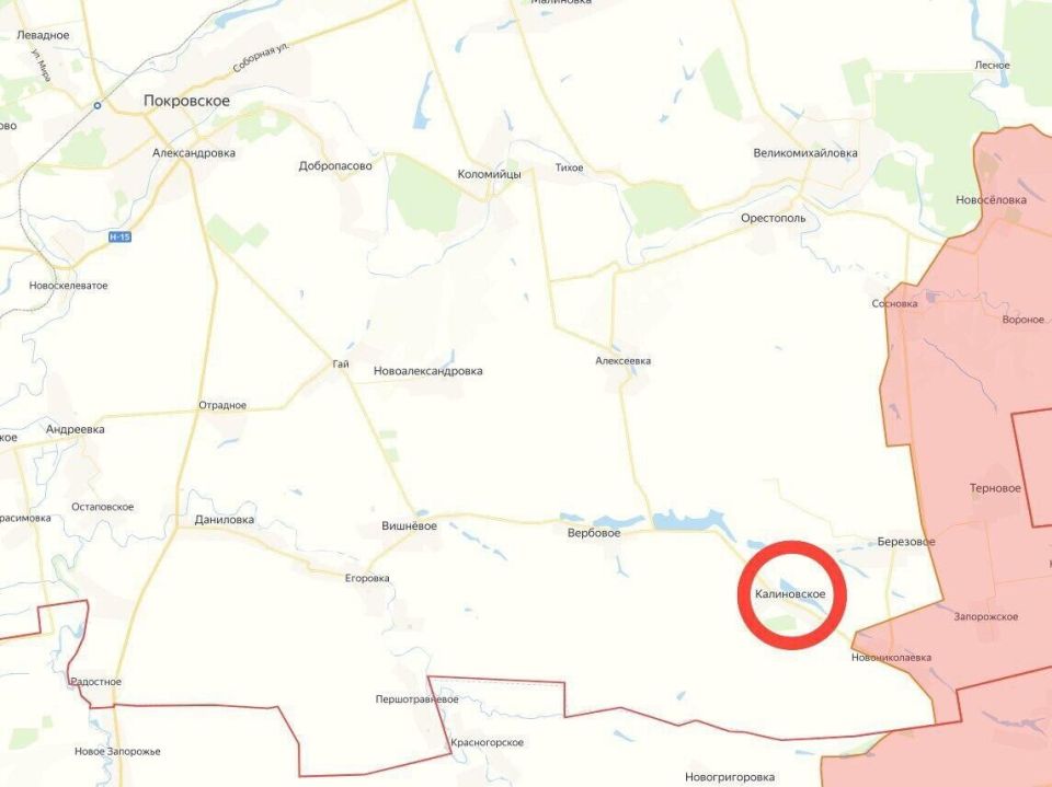 Российские войска освободили населённый пункт Калиновское в Днепропетровской области, сообщает Минобороны РФ