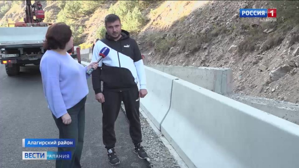 Завершается реконструкция 5,5-километрового высокогорного участка магистрали «Транскам» — Верхний Згид — Мацута»