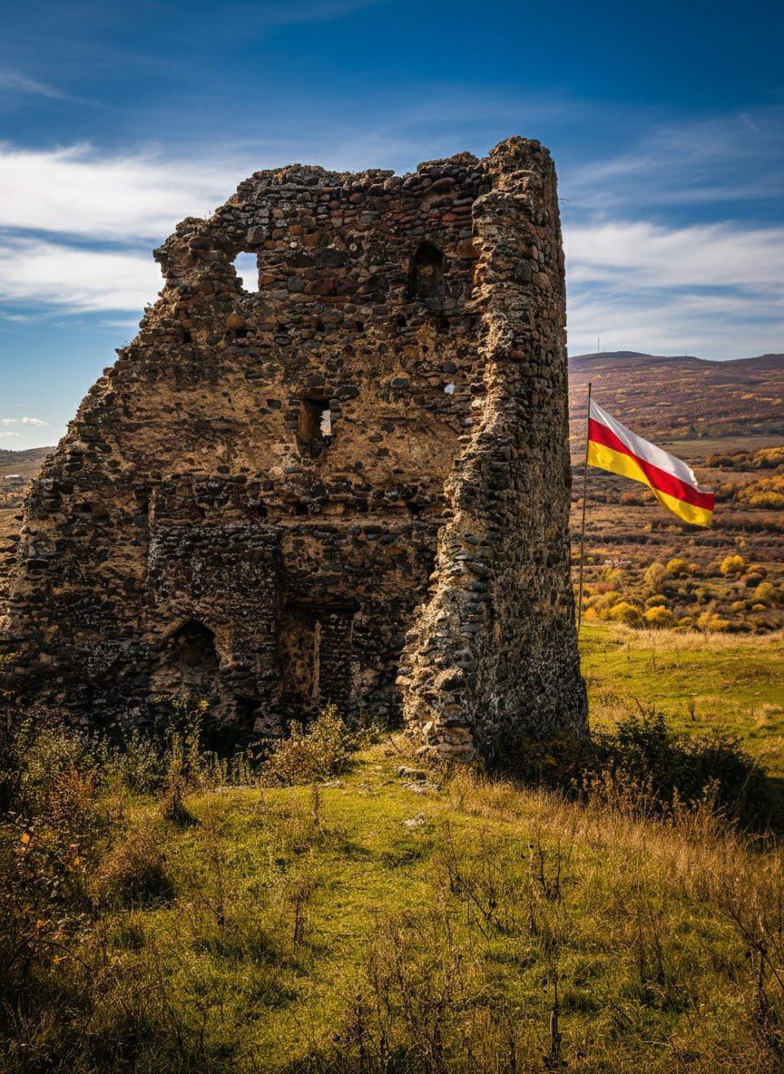 Дменисская крепость, предположительно она построена в XVI-XVII веках
