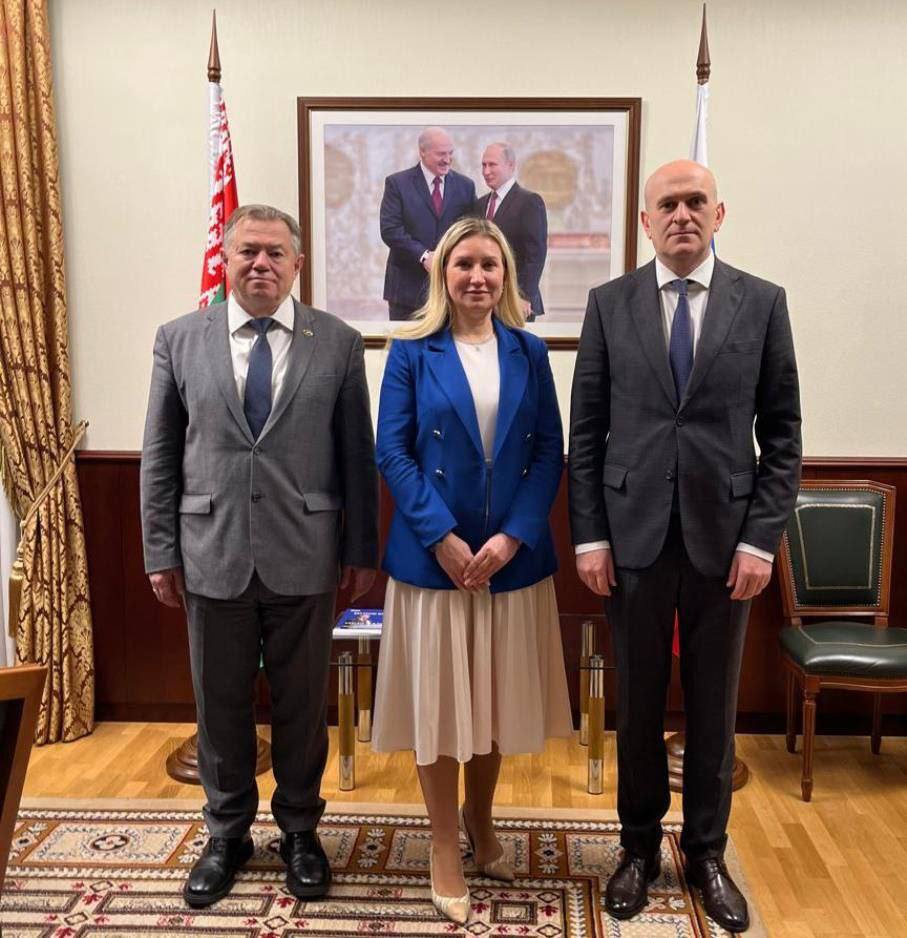 О встрече Министра иностранных дел Южной Осетии А.М.Джиоева с Госсекретарем Союзного государства С.Ю.Глазьевым