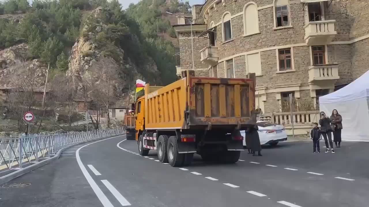 Участок дороги "Транскам" — Верхний Згид — Мацута открыли после реконструкции