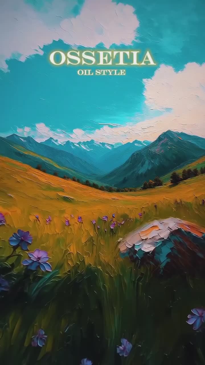 Посмотрите на эту красоту: Осетия в мазках масла