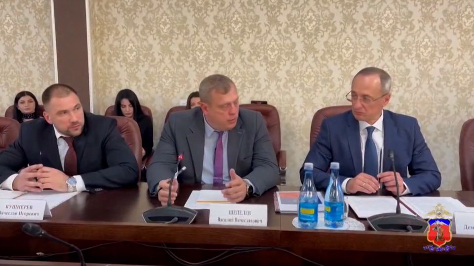 Начальник Главного управления МВД России по Северо-Кавказскому федеральному округу Сергей Бачурин принял участие в работе двустороннего комитета МВД по РСО-Алания и МВД Южной Осетии