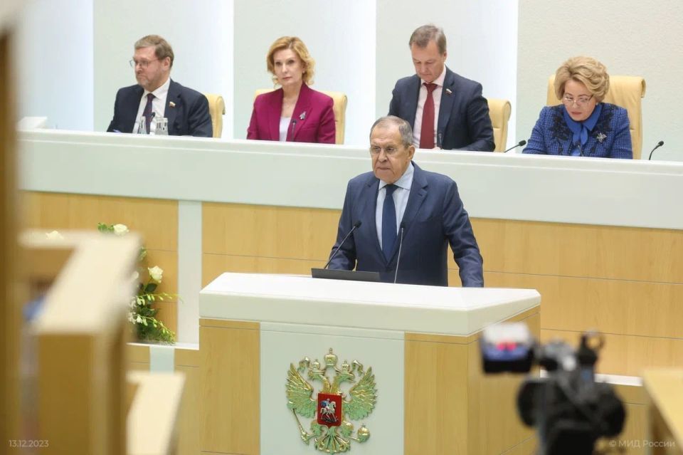 Министр иностранных дел Российской Федерации С.В.Лавров выступил на «правительственном часе» в Совете Федерации Федерального Собрания Российской Федерации